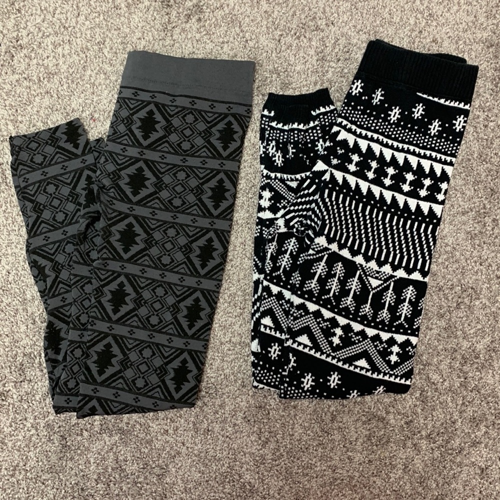 Set of Holiday Leggings